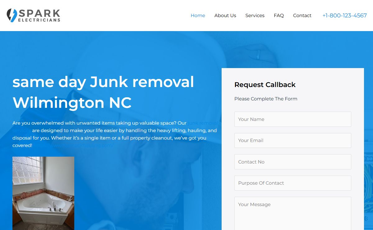 same day junk removal Wilmington NC