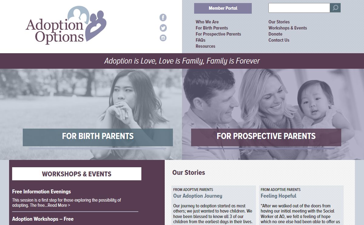 Home Page - Adoption Options