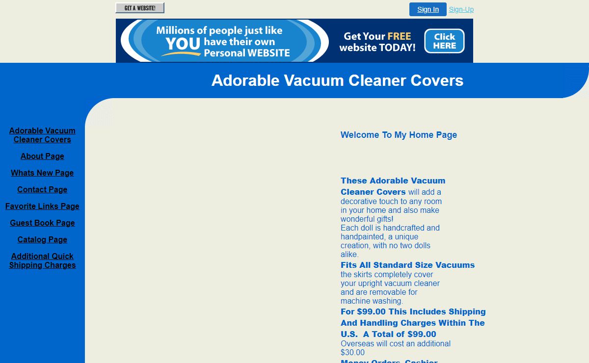 Adorable Vacuum Cleaner Covers