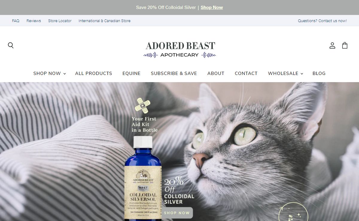 Adored Beast Apothecary | Holistic Animal Healthcare Products
