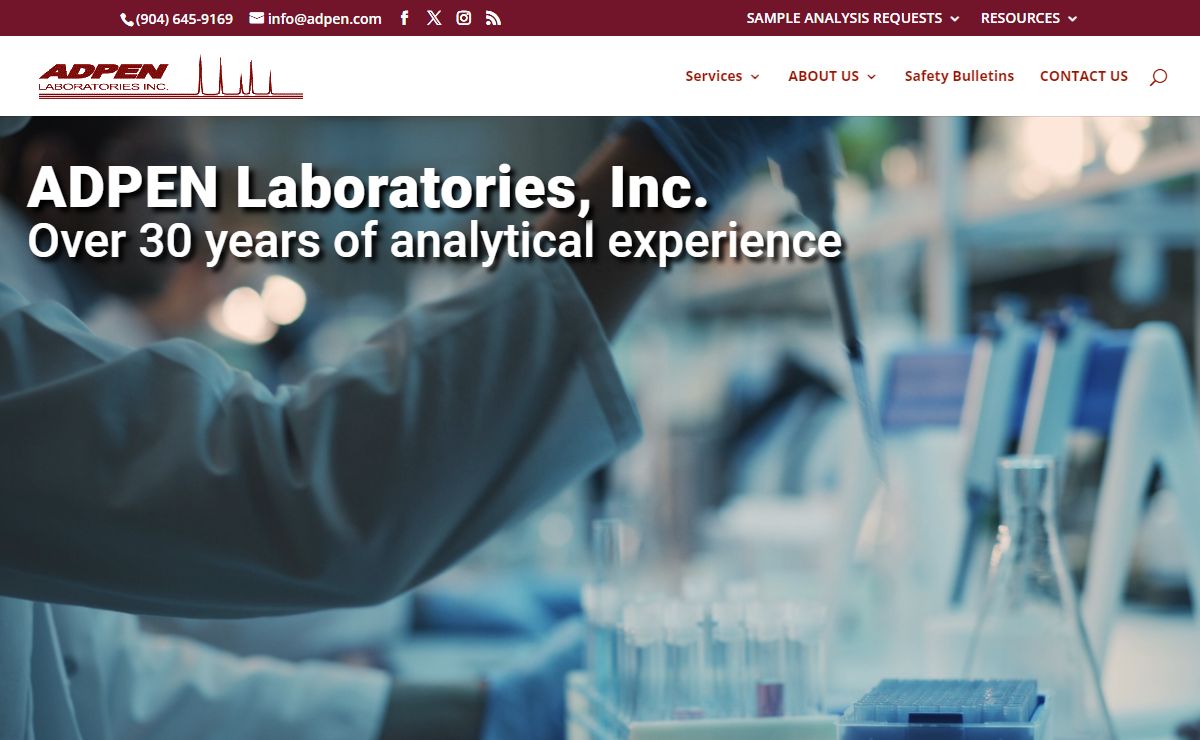 ADPEN Analytical Contract Research & Development Laboratory