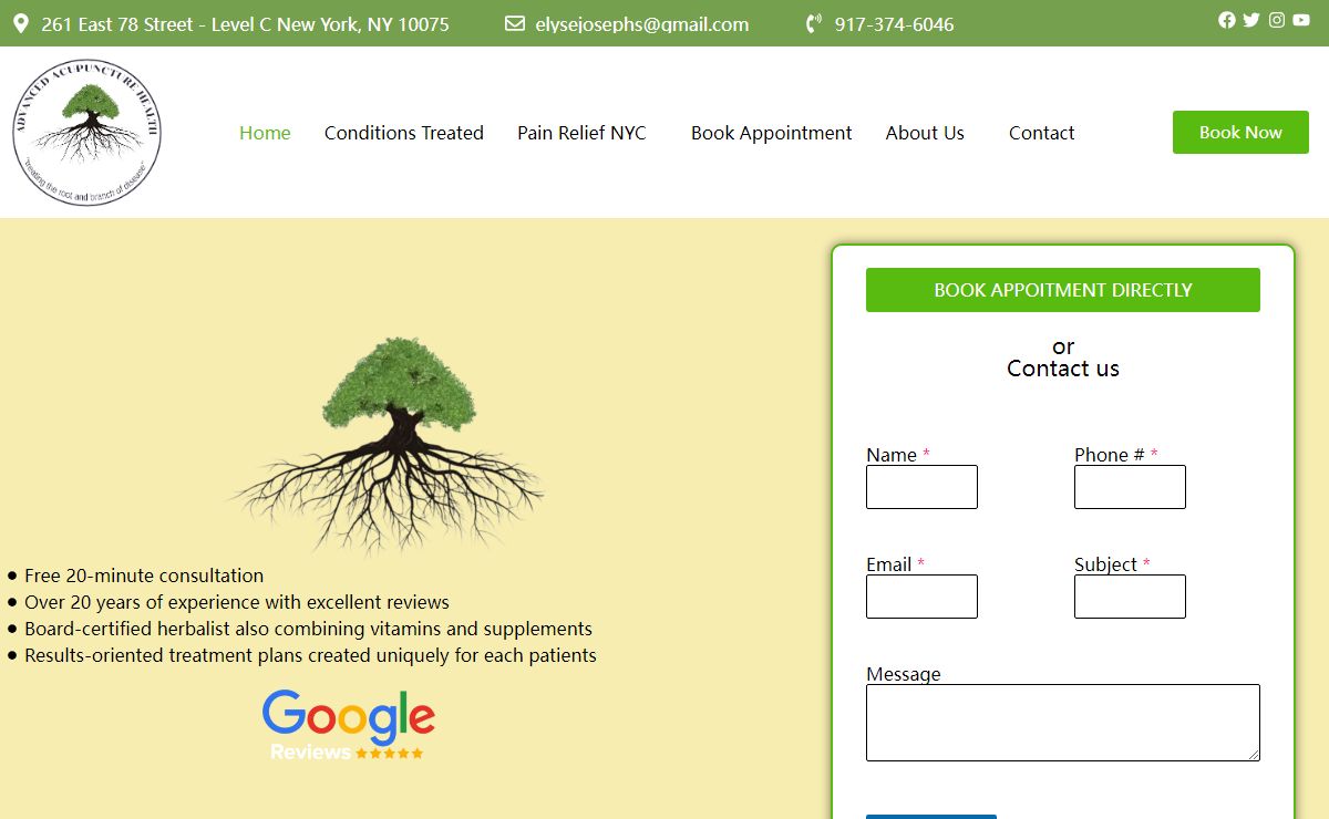 Revitalize Your Health with Acupuncture in New York City
