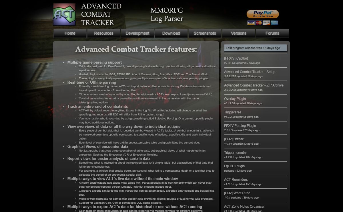 Advanced Combat Tracker -- An MMO Combat Log Parser