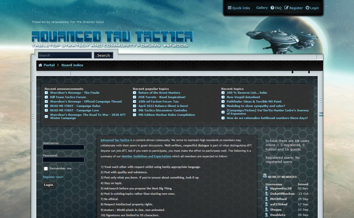 Advanced Tau Tactica - Portal