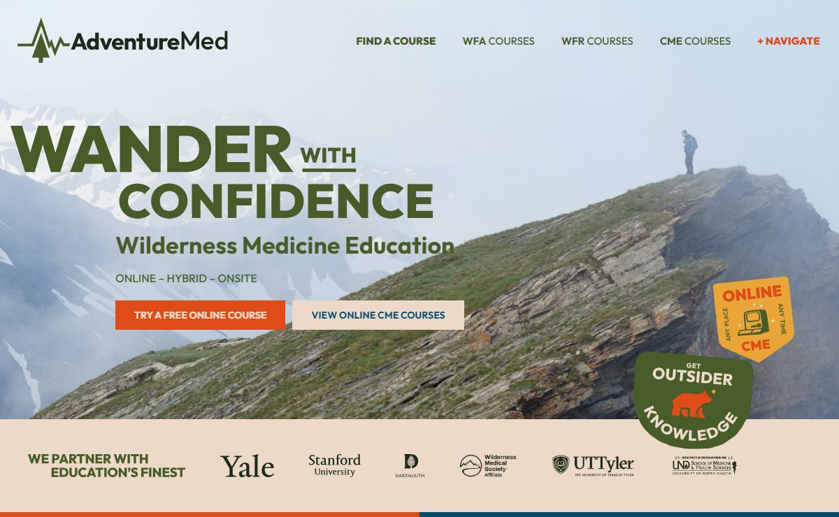 AdventureMed | Wilderness Medicine and First Aid Education