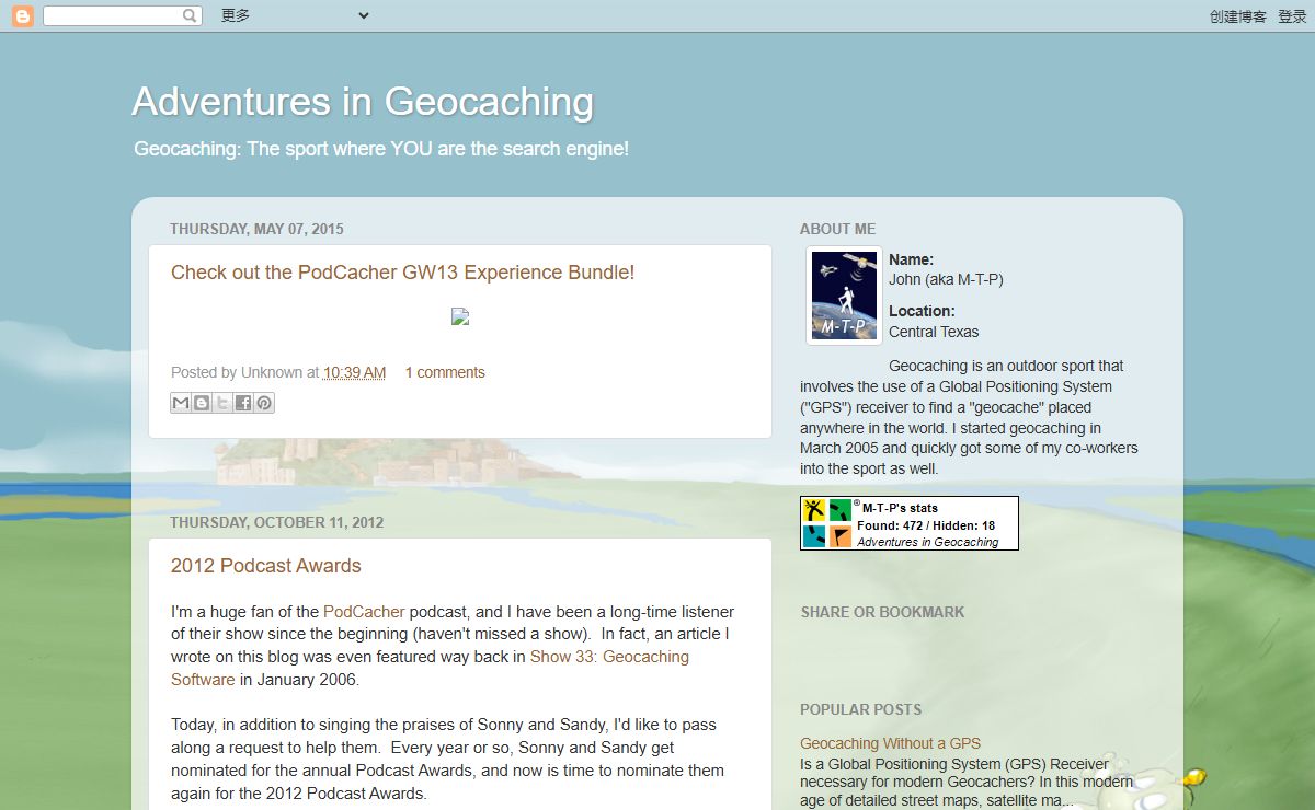 Adventures in Geocaching