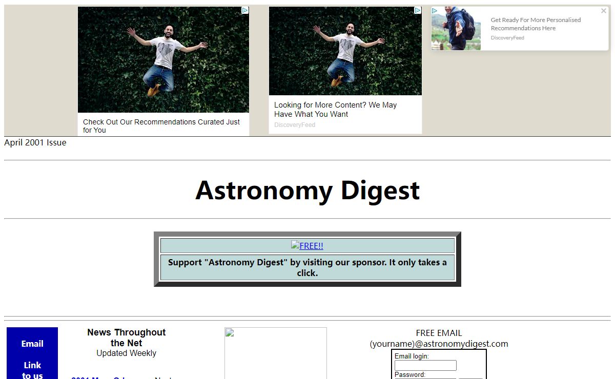 Astronomy Digest