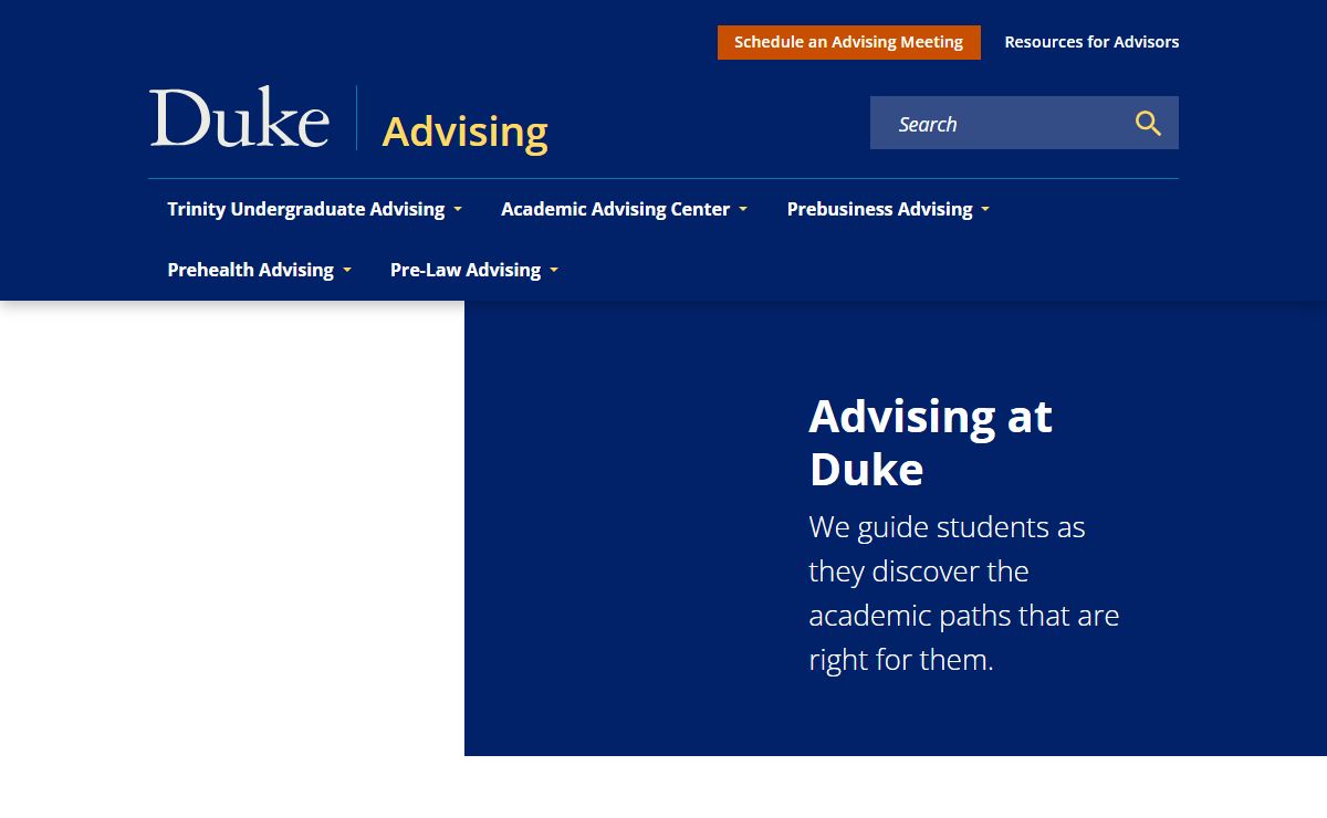 Homepage | Advising