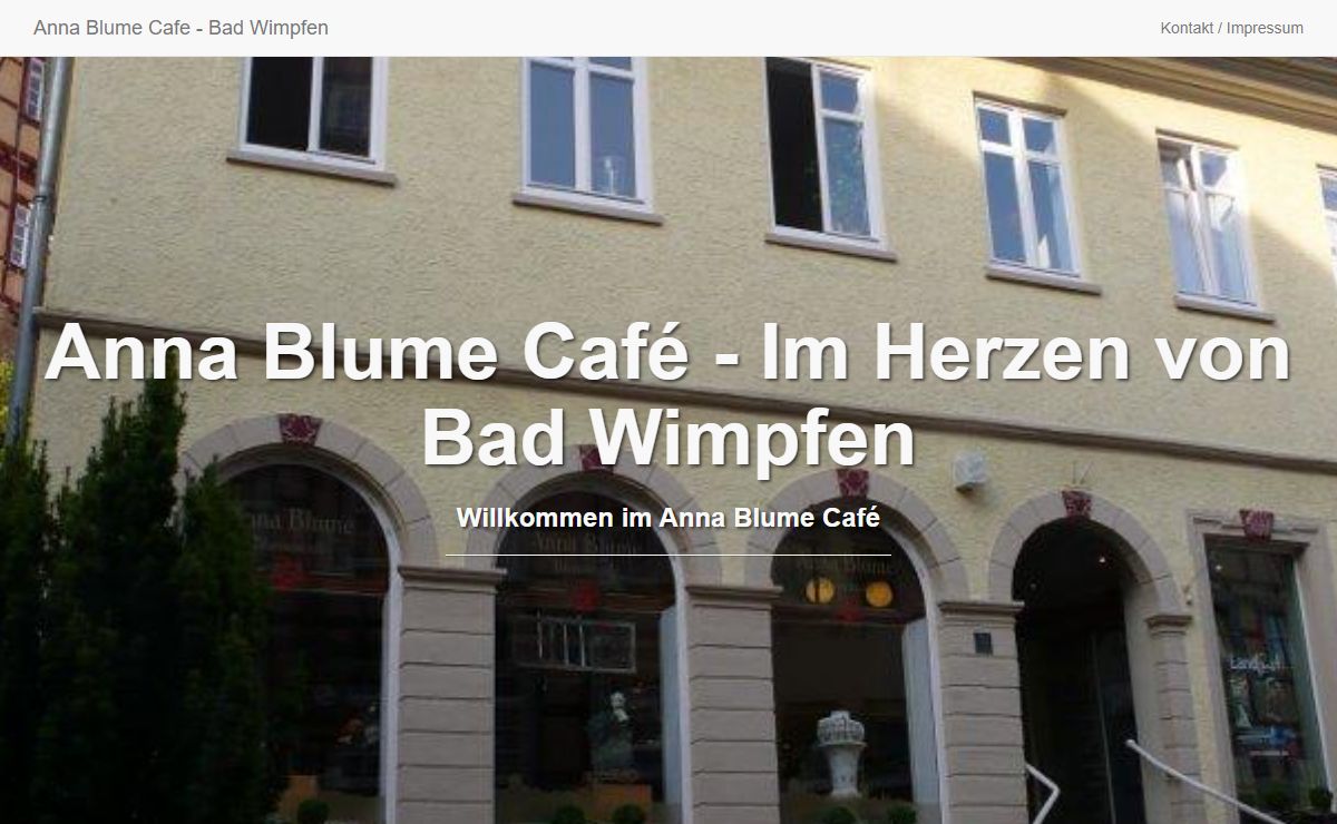 Anna Blume Café - Im Herzen von Bad Wimpfen