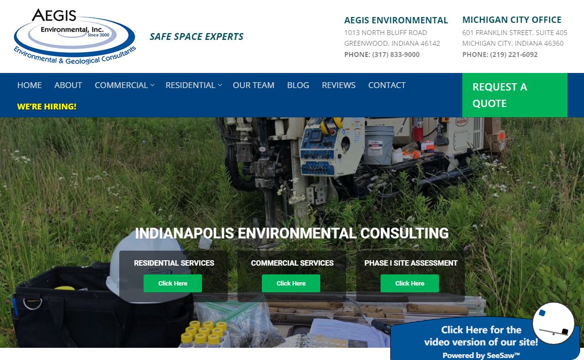Indianapolis Environmental Consulting Company | Aegis Environmental Inc