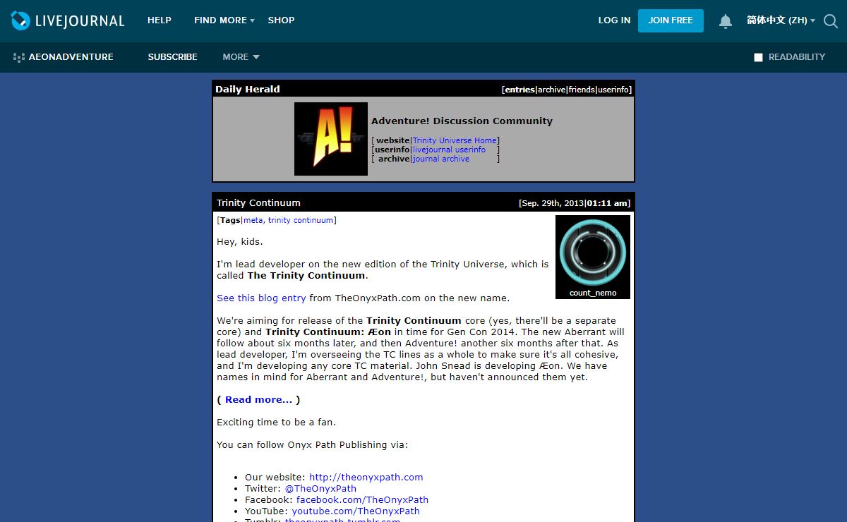 Daily Herald — LiveJournal