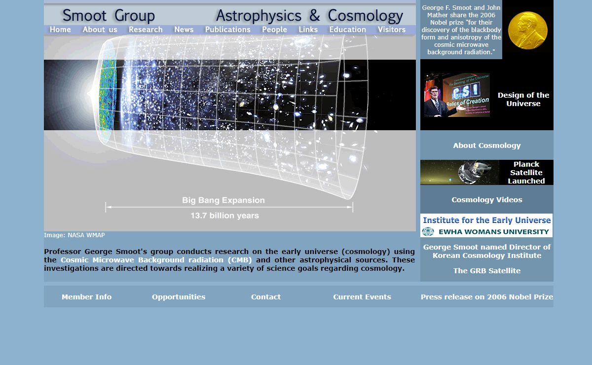 Smoot Group Cosmology