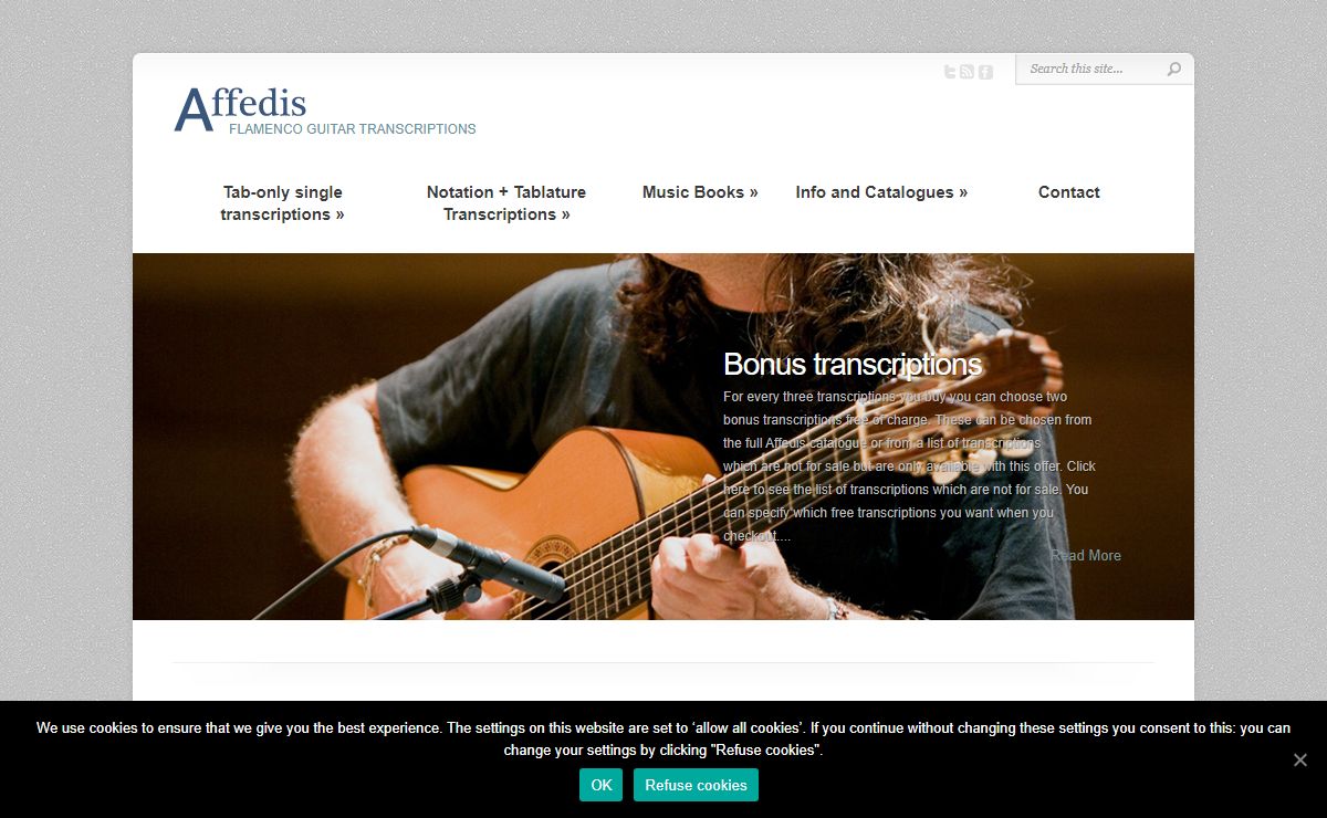 affedis | Flamenco Guitar Transcriptions