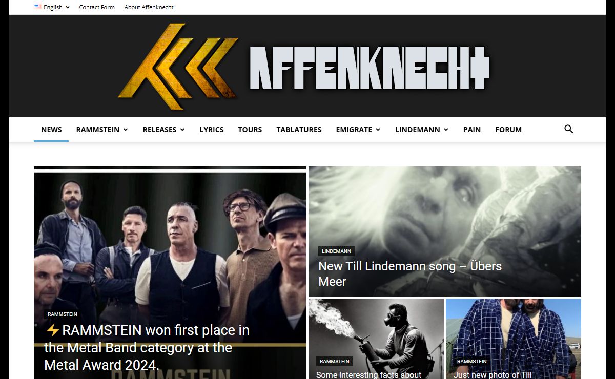 Hard Rock & Heavy Metal music News & Lyrics, Tours of the Best Bands – Rammstein