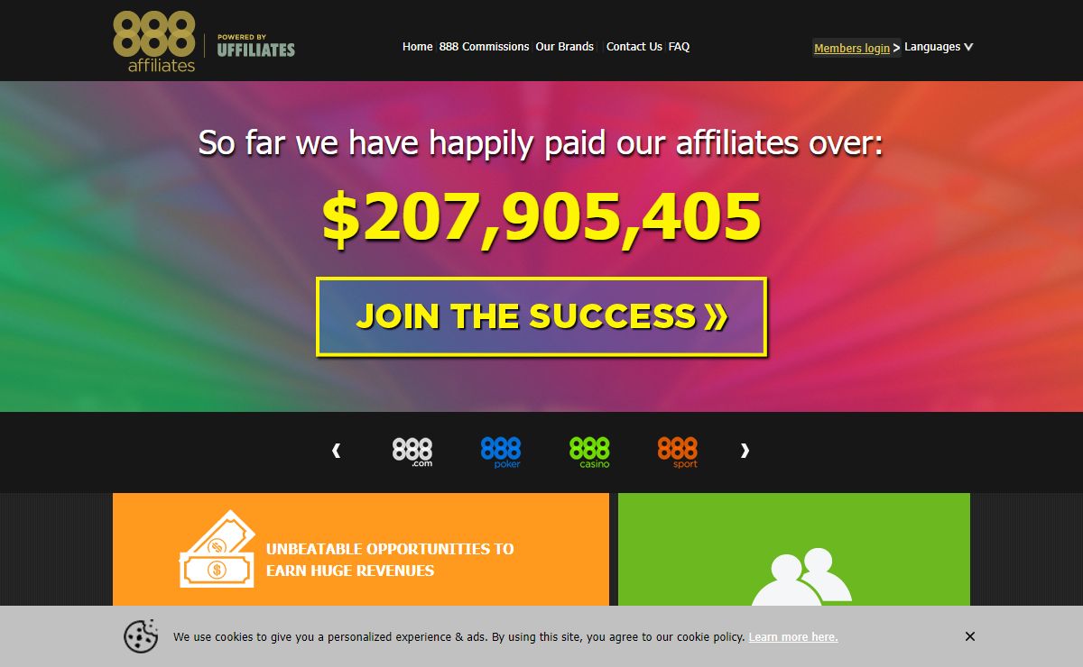 Earn Real Money with the 888 Affiliate Programs | 888Affiliates