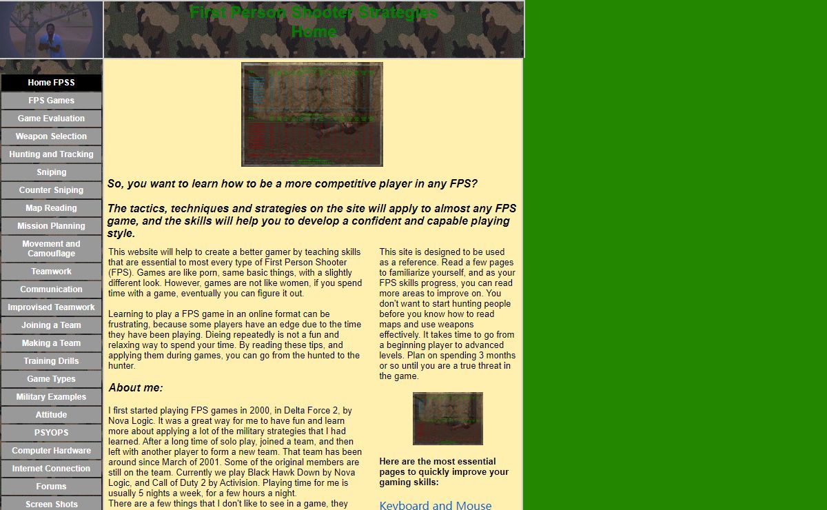 First Person Shooter Strategies FPS Strategy Home