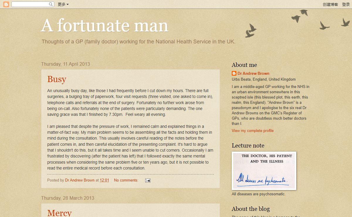 A fortunate man