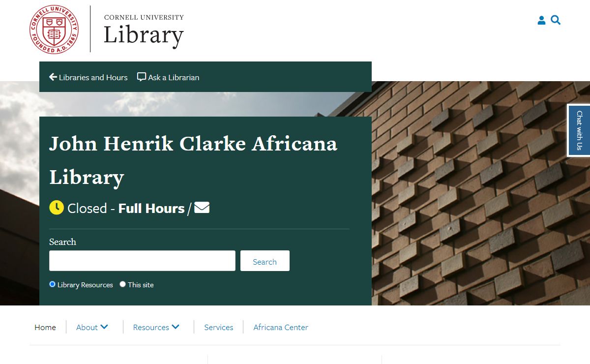 John Henrik Clarke Africana Library