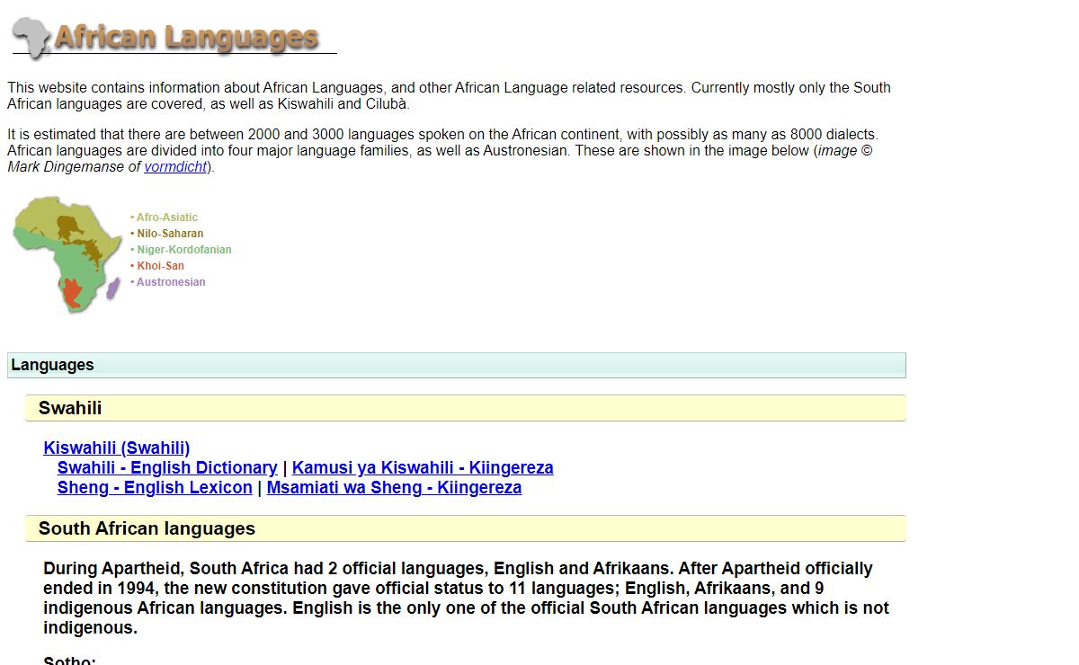 AfricanLanguages.com - African Languages info