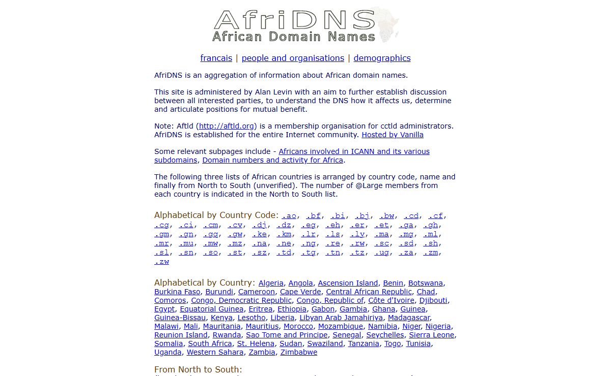 AfriDNS - African Domain Names