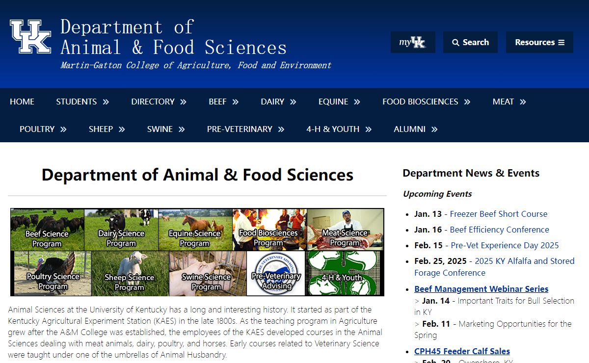 Home | Animal & Food Sciences