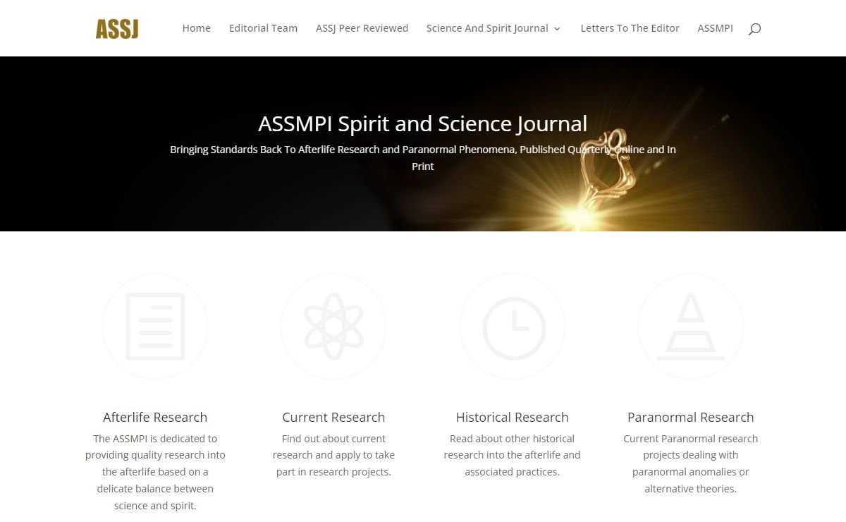 Spirit and Science Journal | ASSMPI Science and Afterlife Research Journal