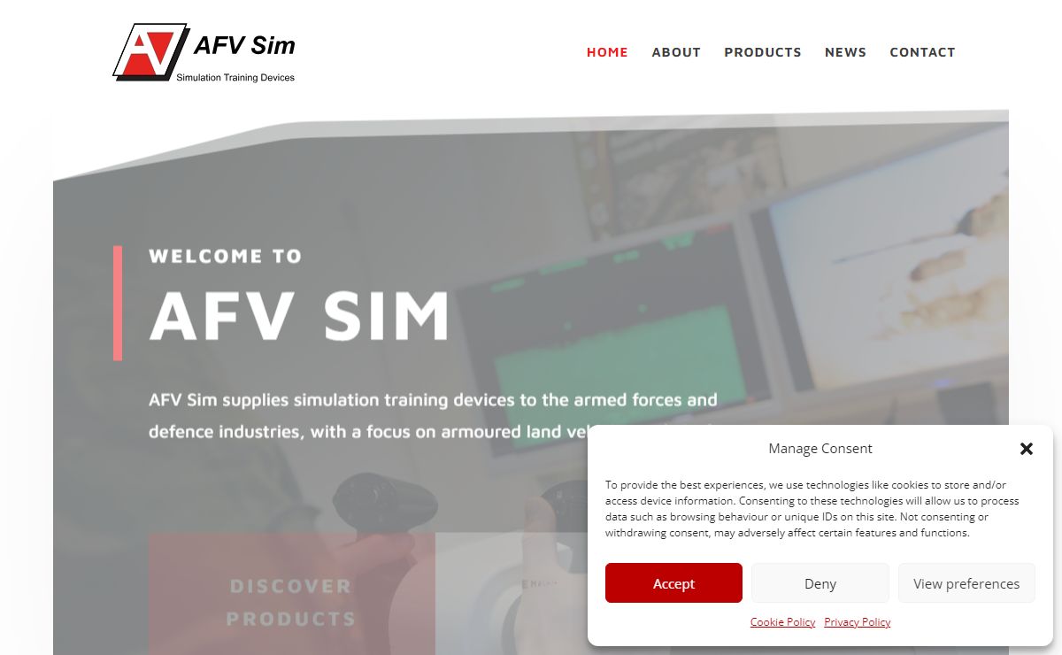 Welcome to AFV Sim | Simulation Training Devices