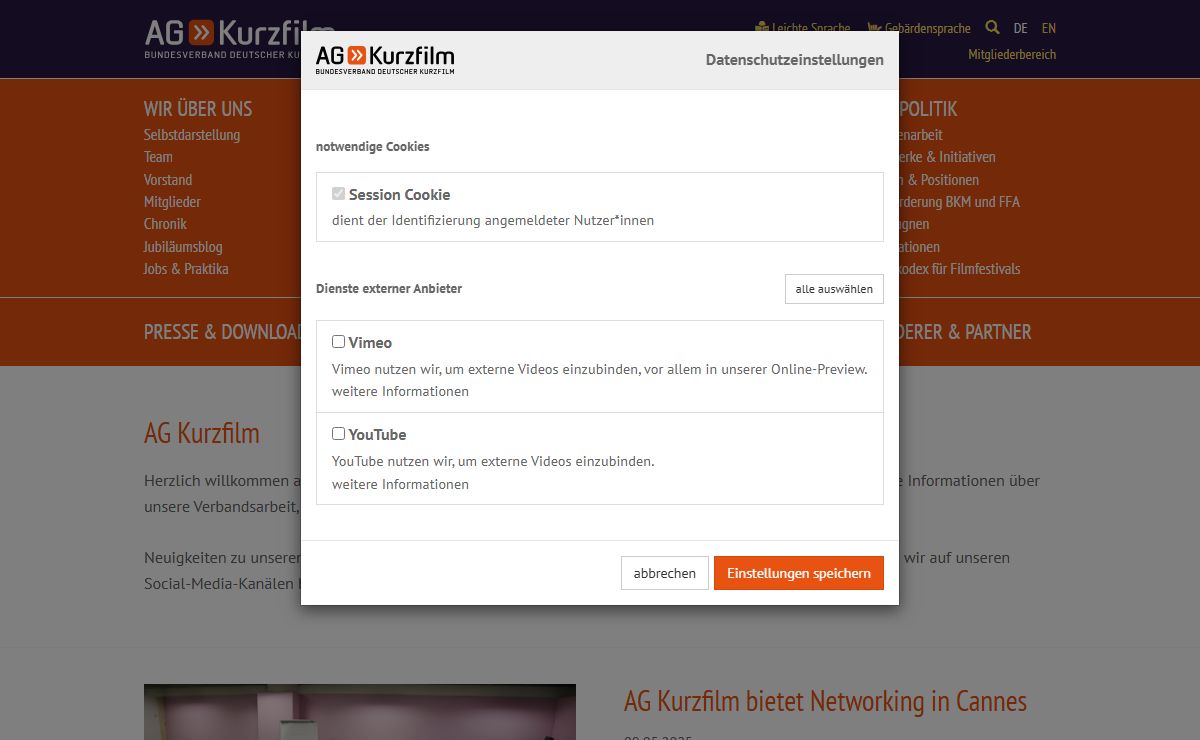 AG Kurzfilm | Homepage