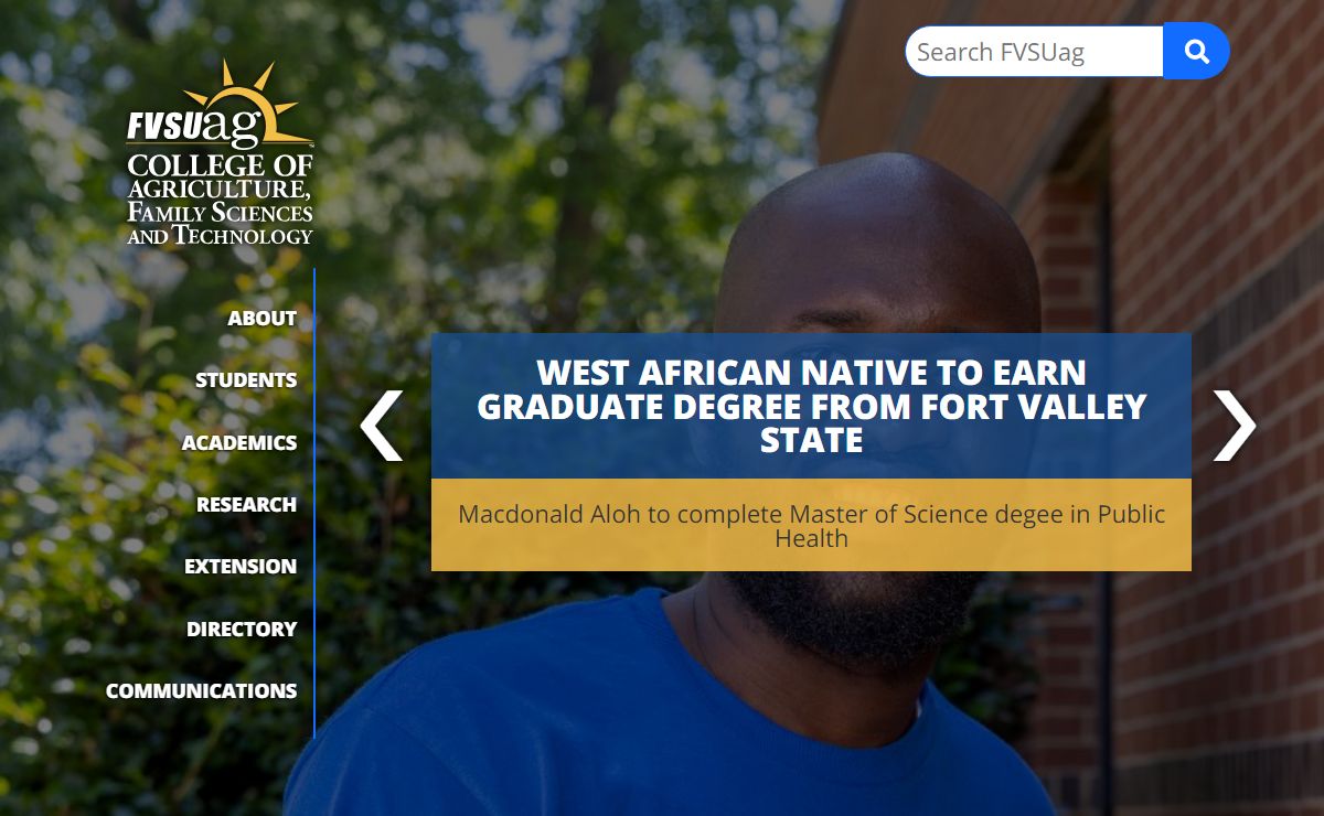 Fort Valley State University College of Agriculture, Family Sciences and Technology