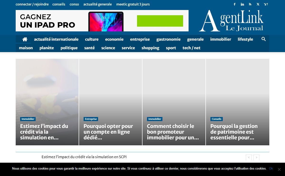 Agentlink.org : le Journal