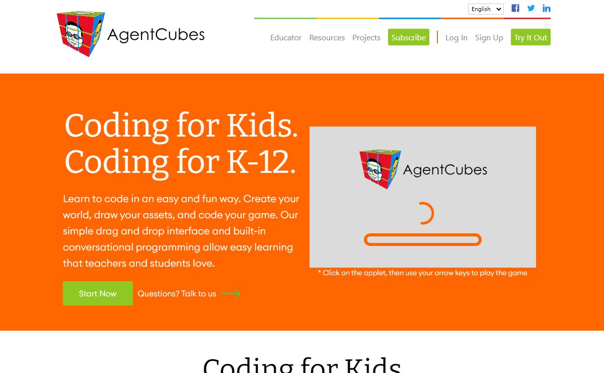 Programming For Kids | AgentCubes