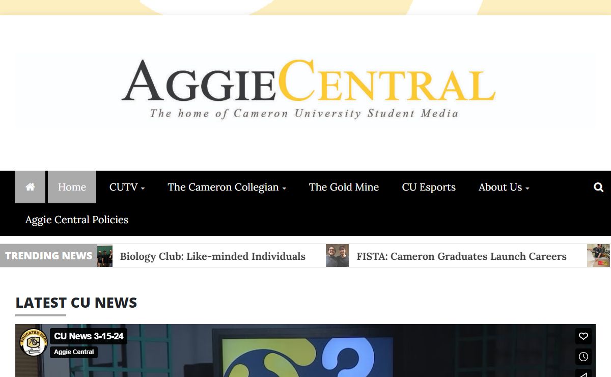 Aggie Central | Student Content Creation