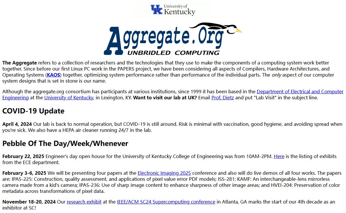 The Aggregate