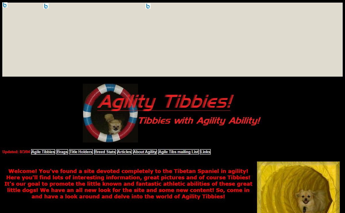 Agility Tibbies!