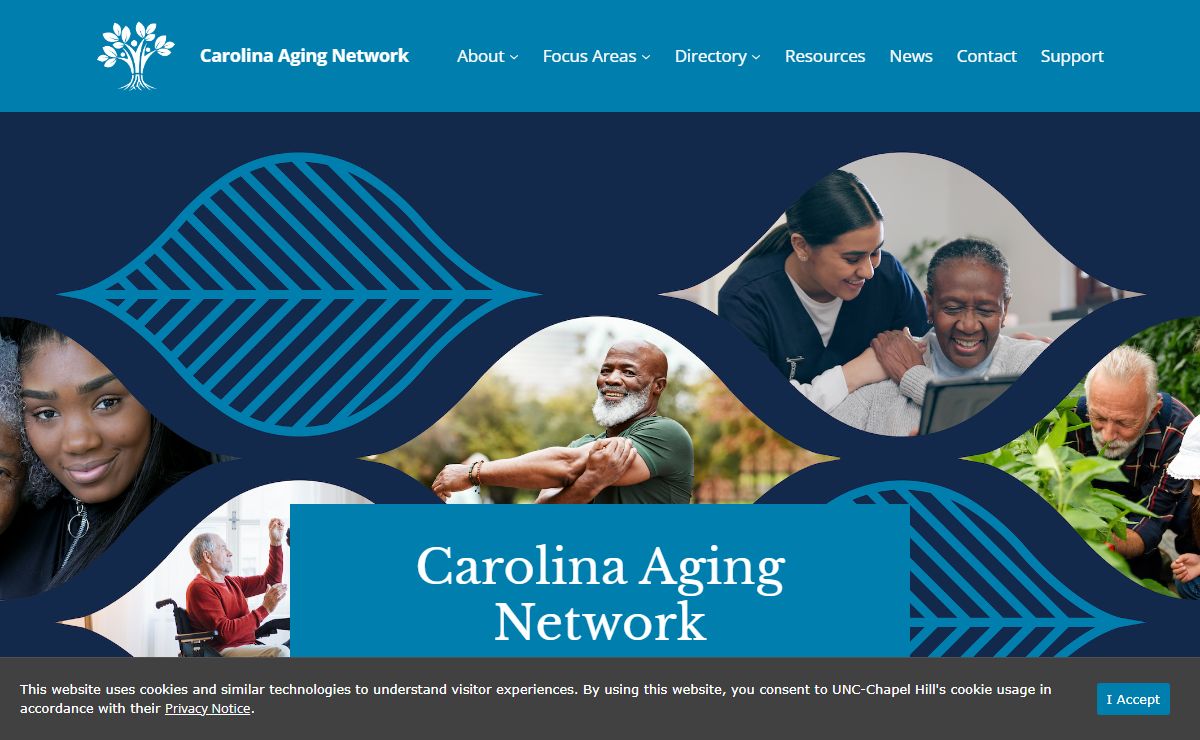 Carolina Aging Network – Connecting aging-related research, education, and community partnerships across Carolina