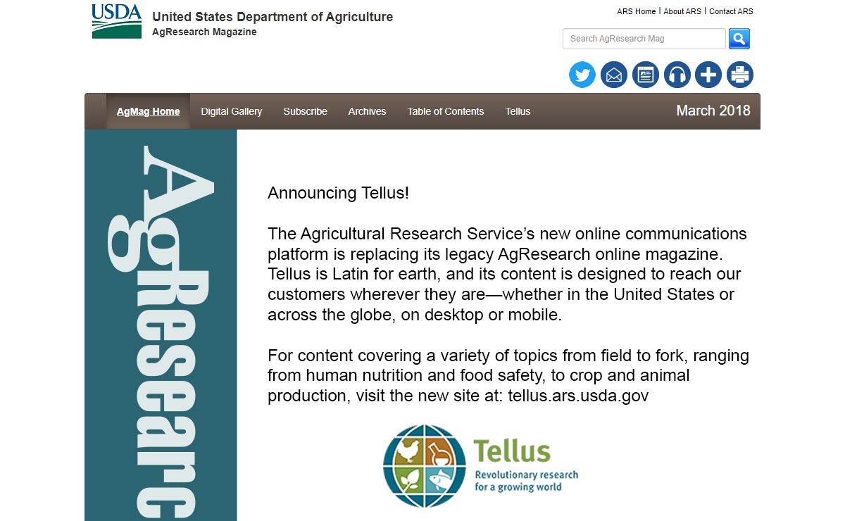 USDA ARS Online Magazine