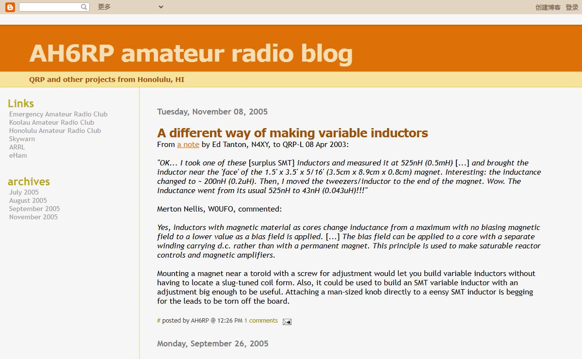 AH6RP amateur radio blog