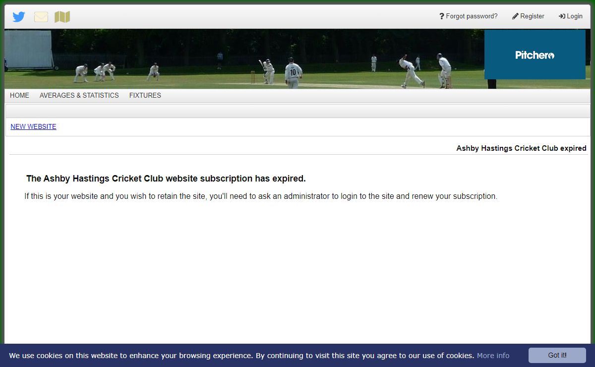 Ashby Hastings Cricket Club expired
