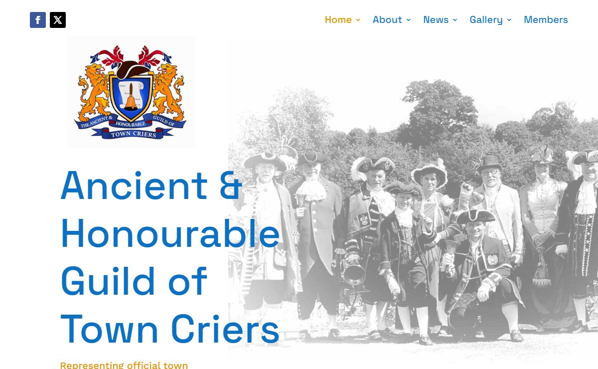 Ancient and Honourable Guild of Town Criers | Representing official town criers the world over