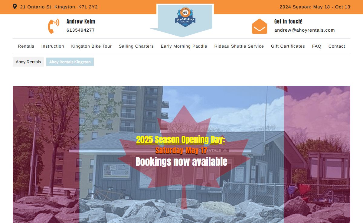 Ahoy Rentals Kingston • Ahoy Rentals