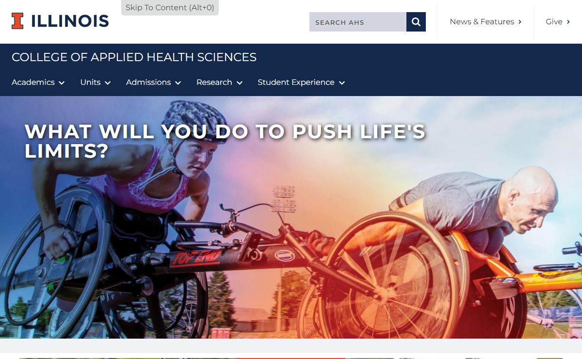 Home | College of Applied Health Sciences
