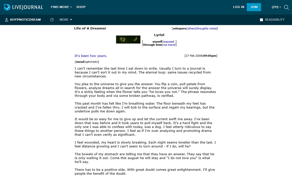 Lyriel's LiveJournal -- Entries