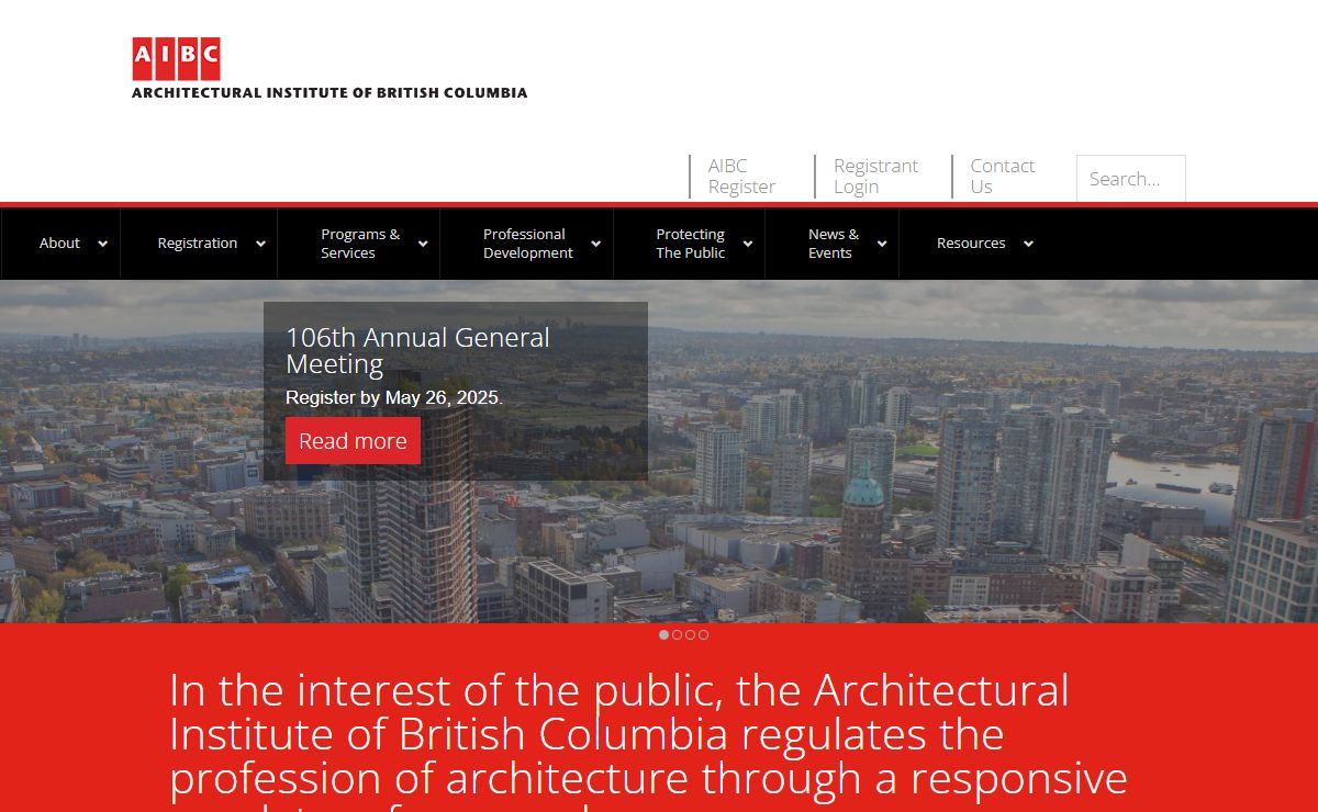 AIBC – Architectural Institute of British Columbia