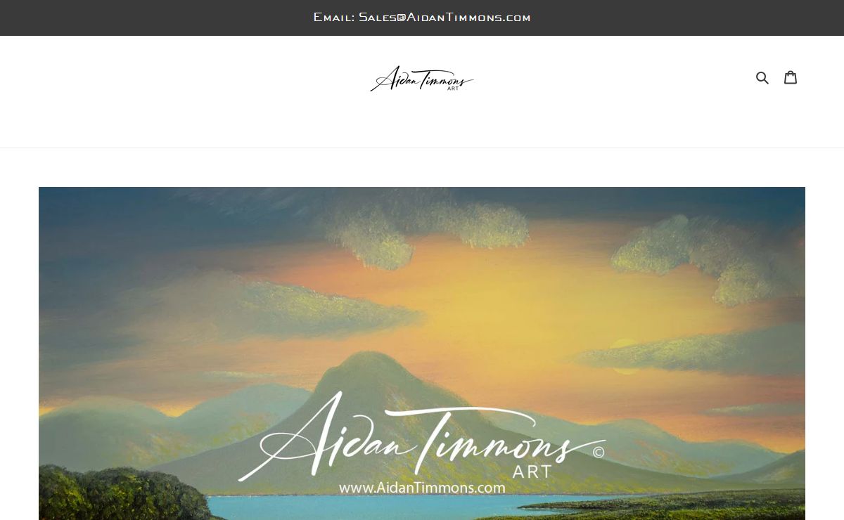 Irish Landscape Paintings by Irish Artist Aidan Timmons – Irish Landscape Paintings by Aidan Timmons