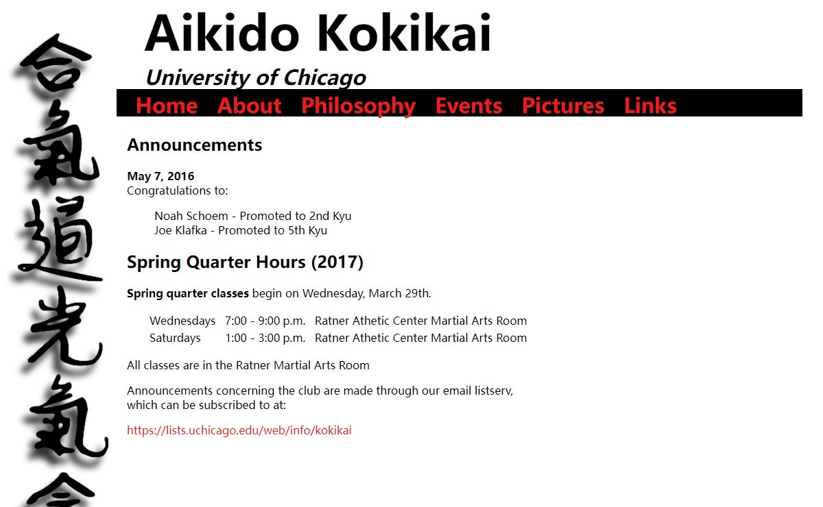 Aikido Kokikai - University of Chicago