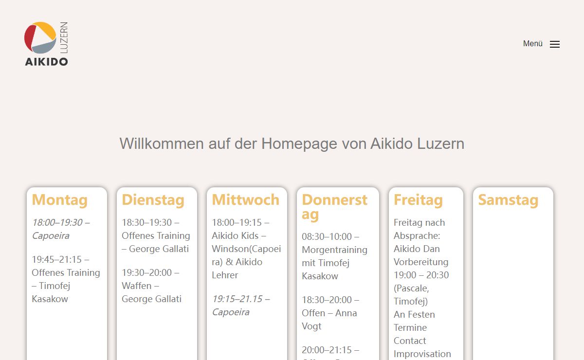 Startseite - Aikido Luzern