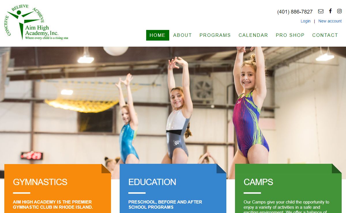 Gymnastics, Preschool, Camps, East Greenwich Rhode Island