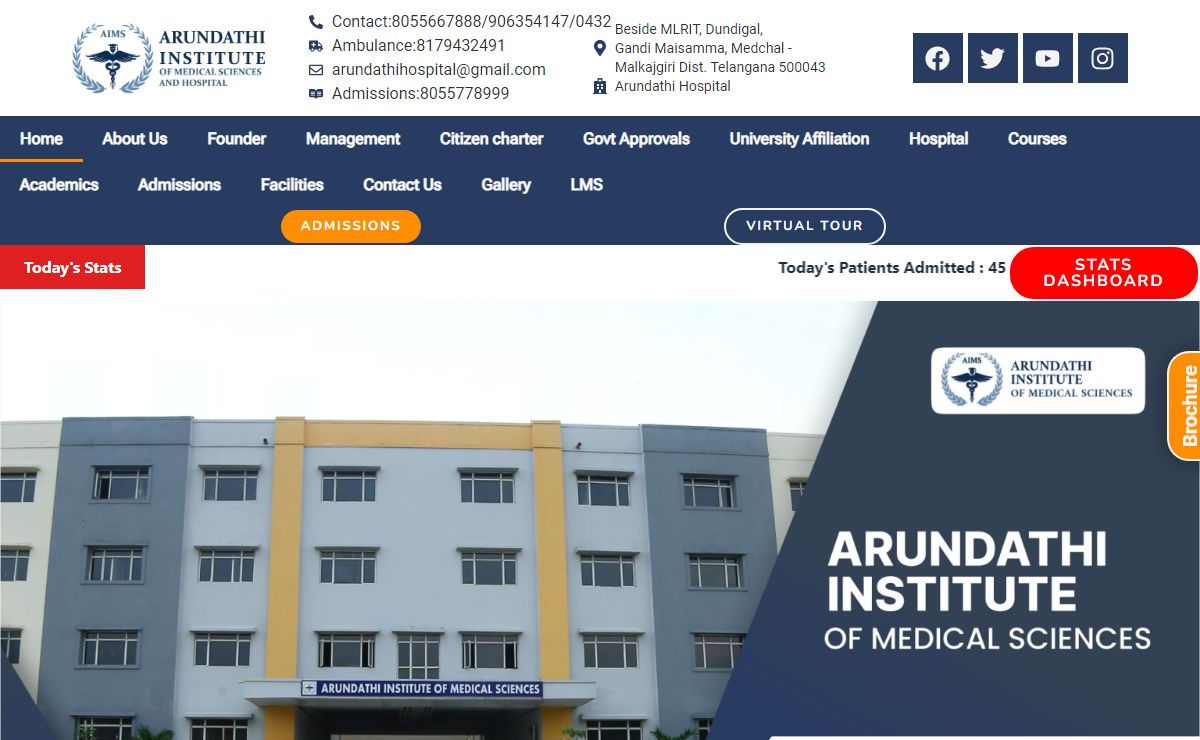 AIMS - Arundathi Institute of Medical Sciences and Hospital