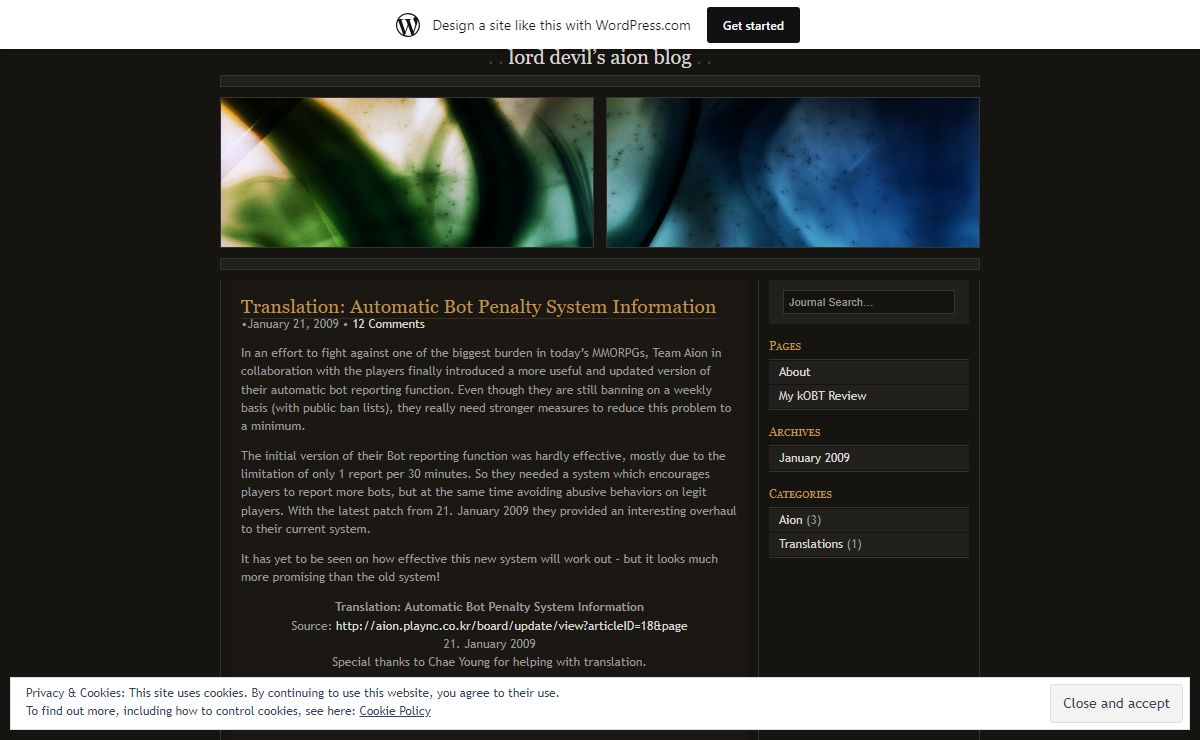 Lord Devil's Aion Blog