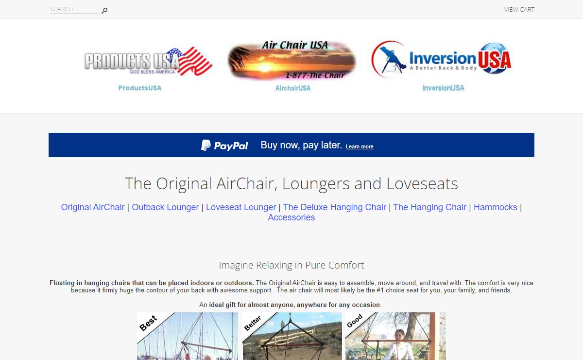 The Original AirChair, Loungers and Loveseats